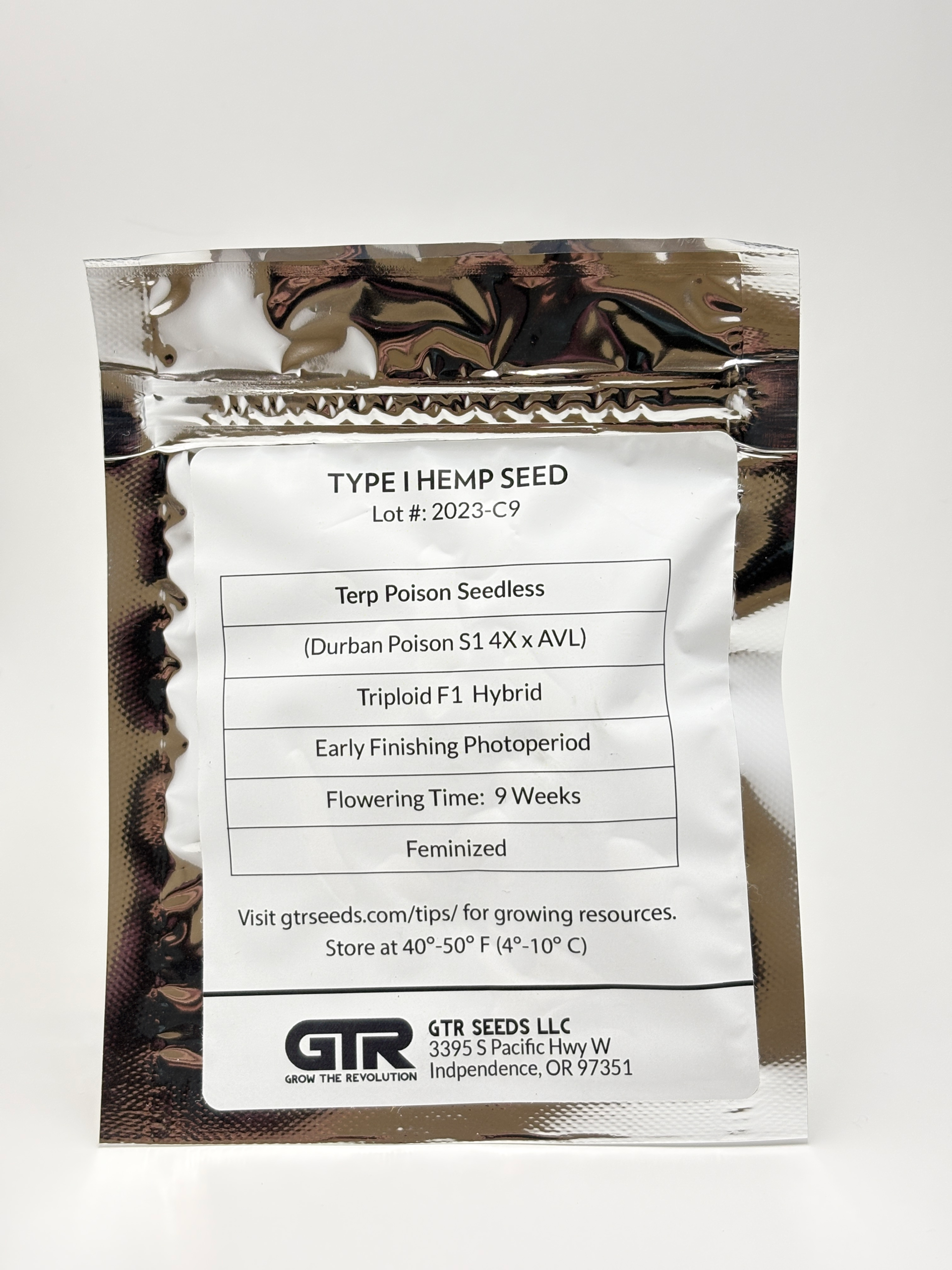Terp Poison Seedless by GTR - Photoperiod - 3 fem seeds
