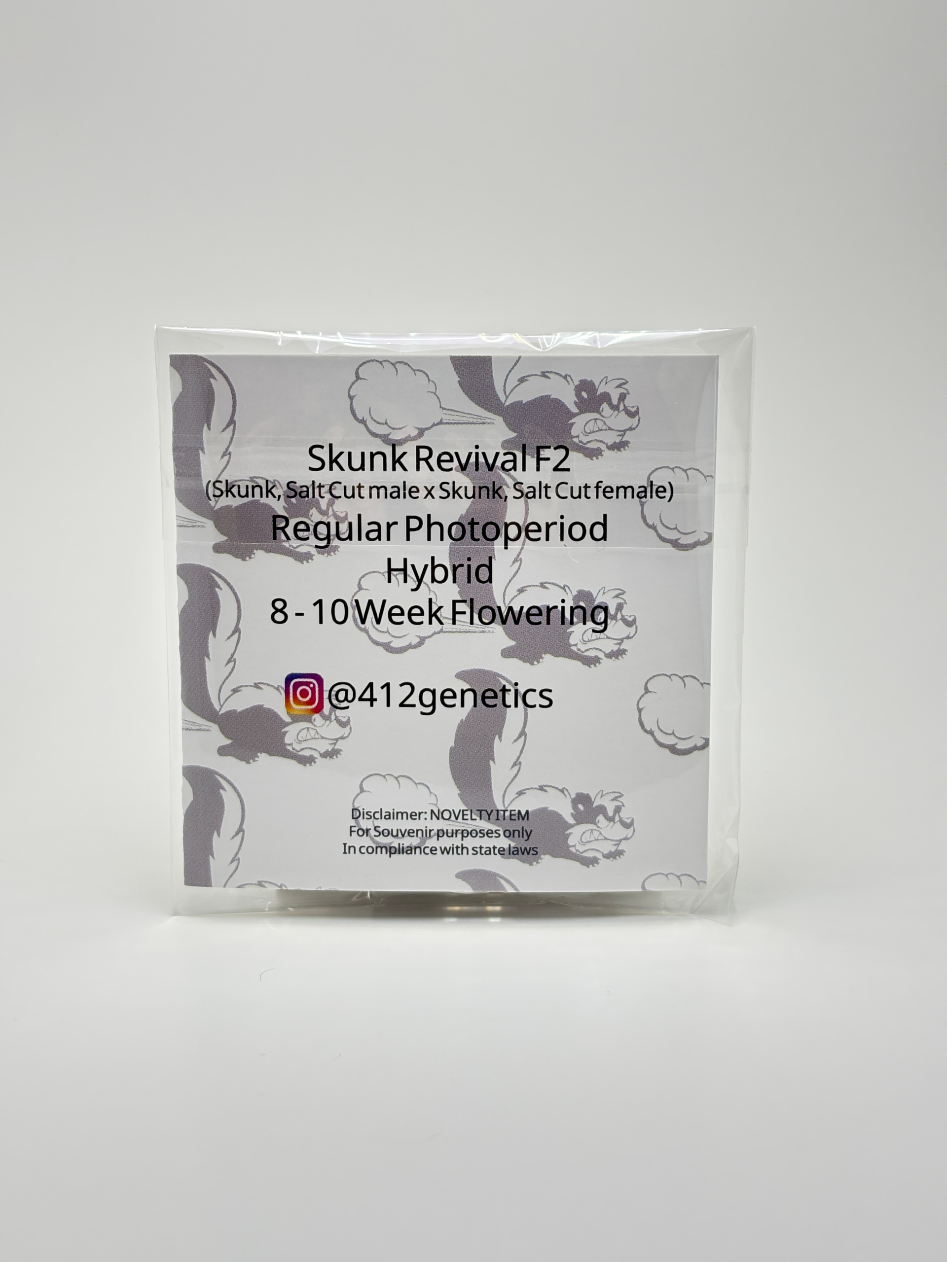 Skunk Revival F2 by 412 Genetics - Photoperiod - 10 reg seeds
