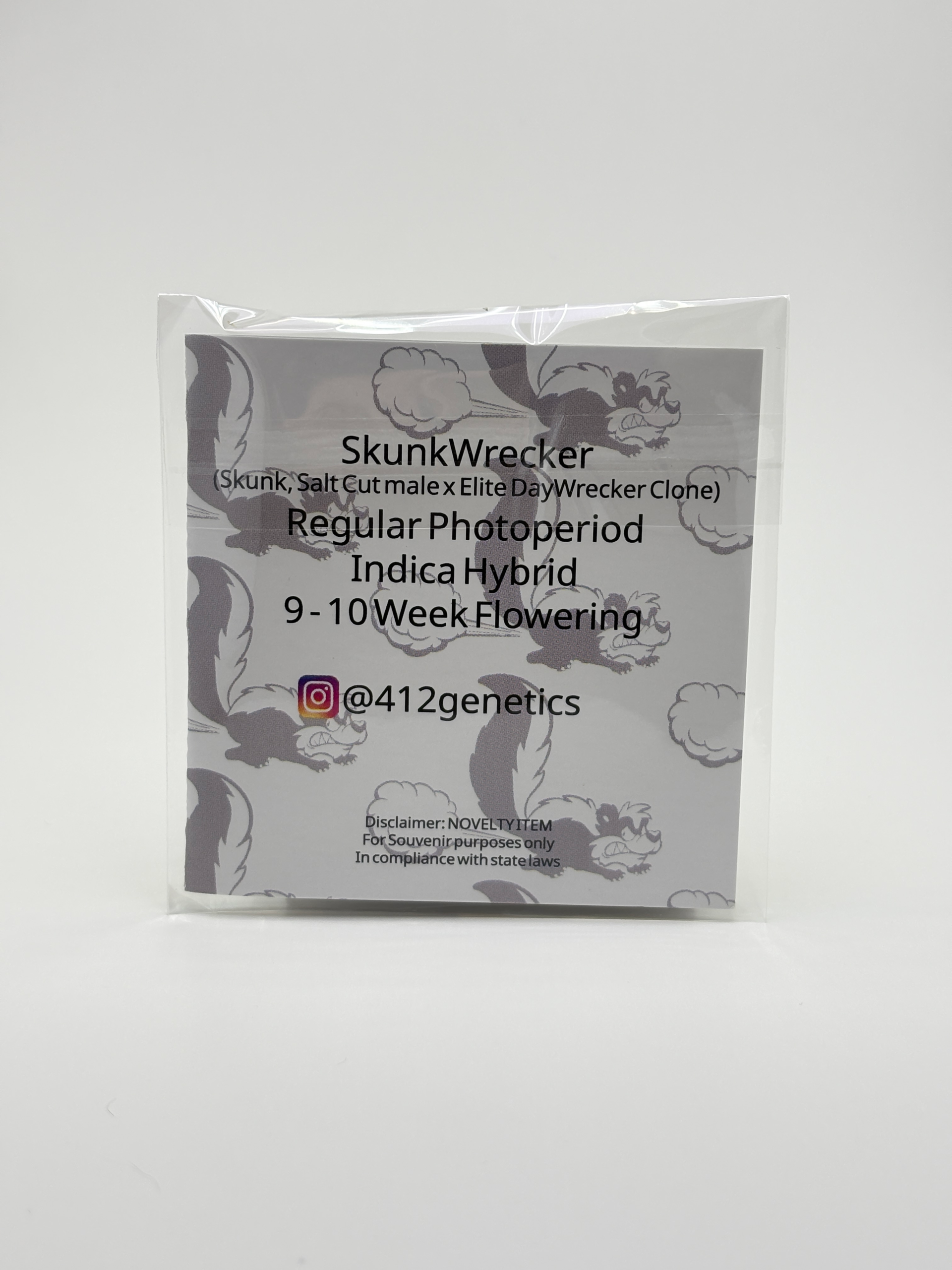 SkunkWrecker by 412 Genetics - Photoperiod - 10 reg seeds