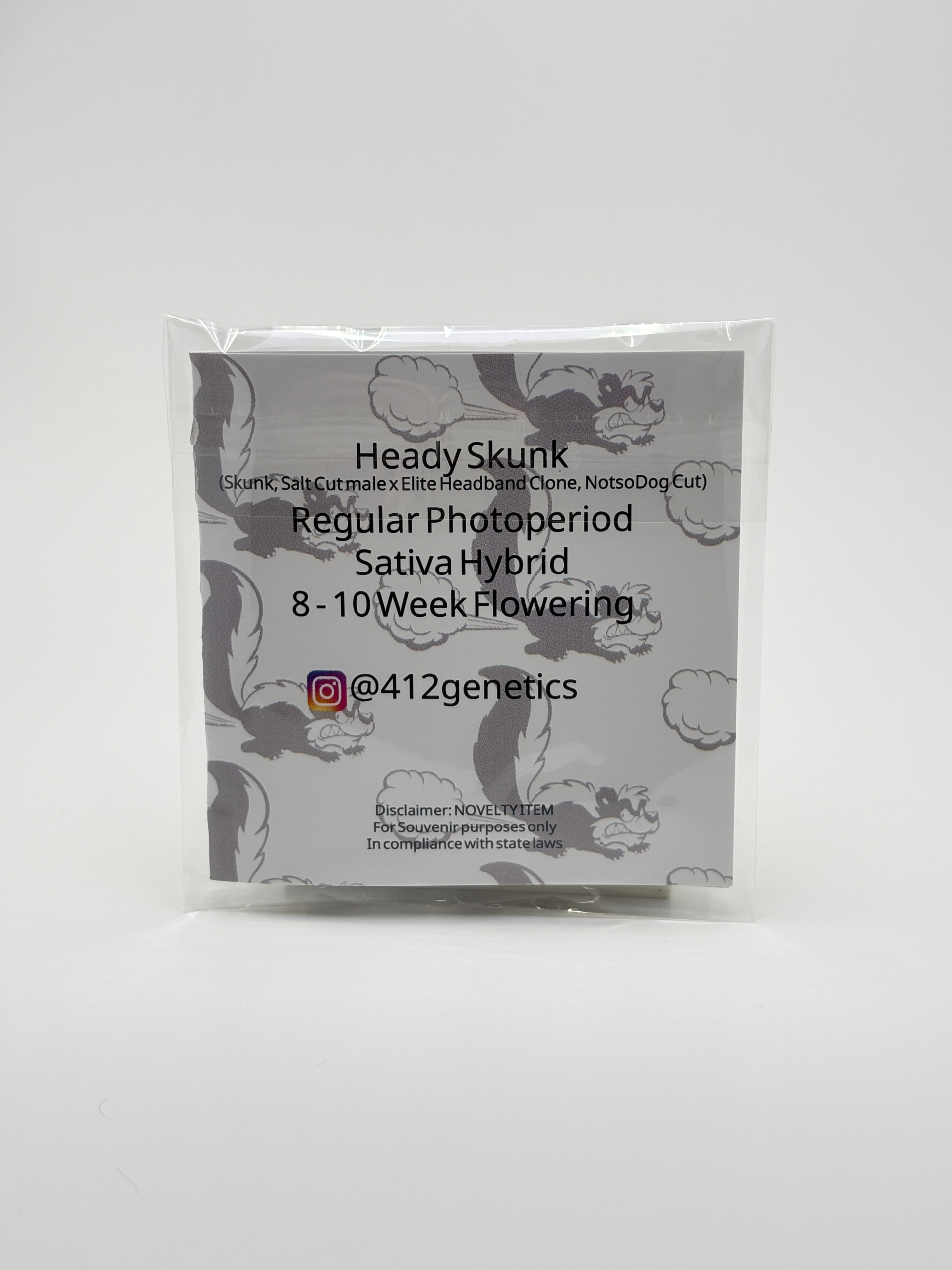 Heady Skunk by 412 Genetics - Photoperiod - 10 reg seeds