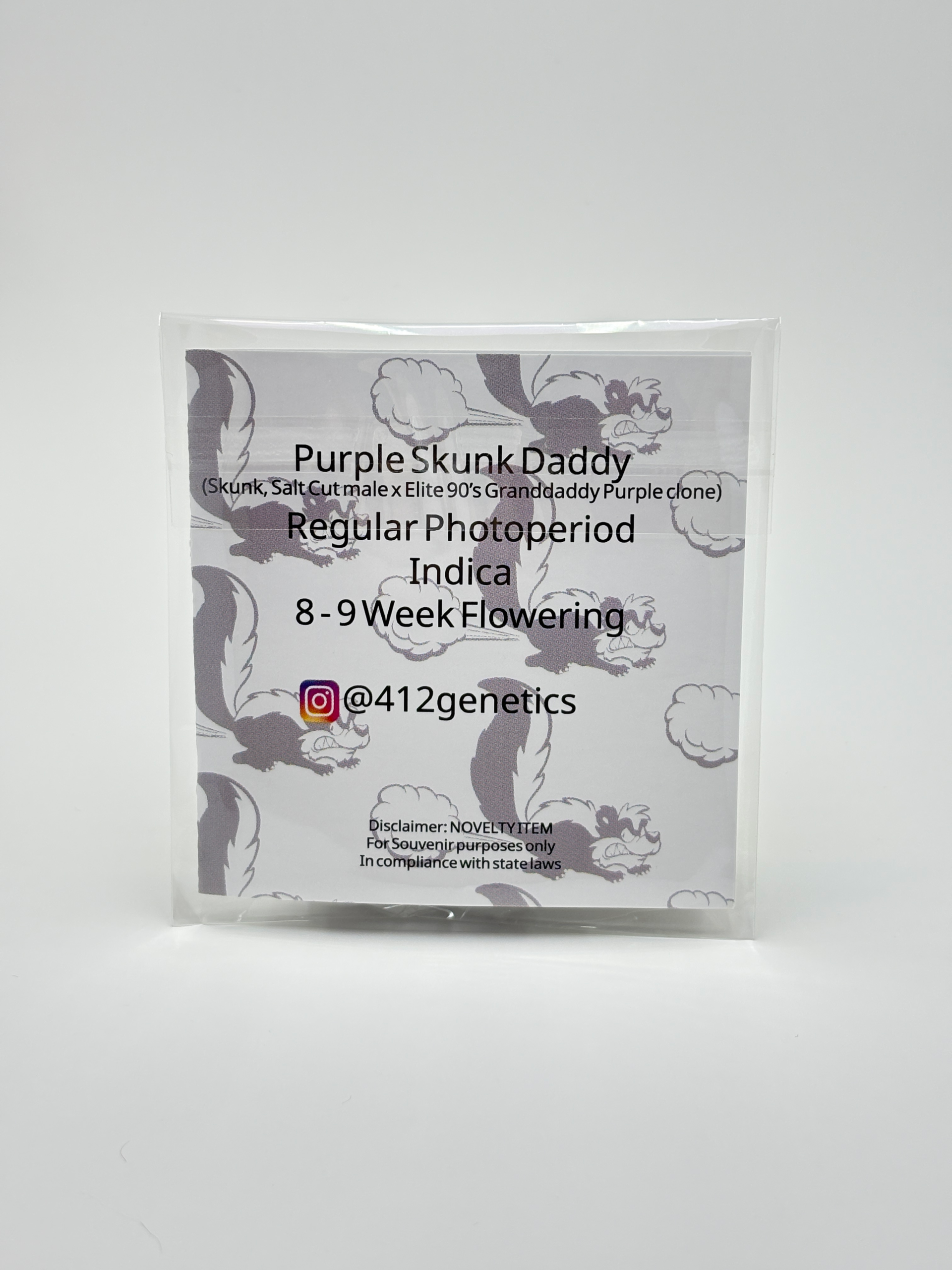 Purple Skunk Daddy by 412 Genetics - Photoperiod - 10 reg seeds
