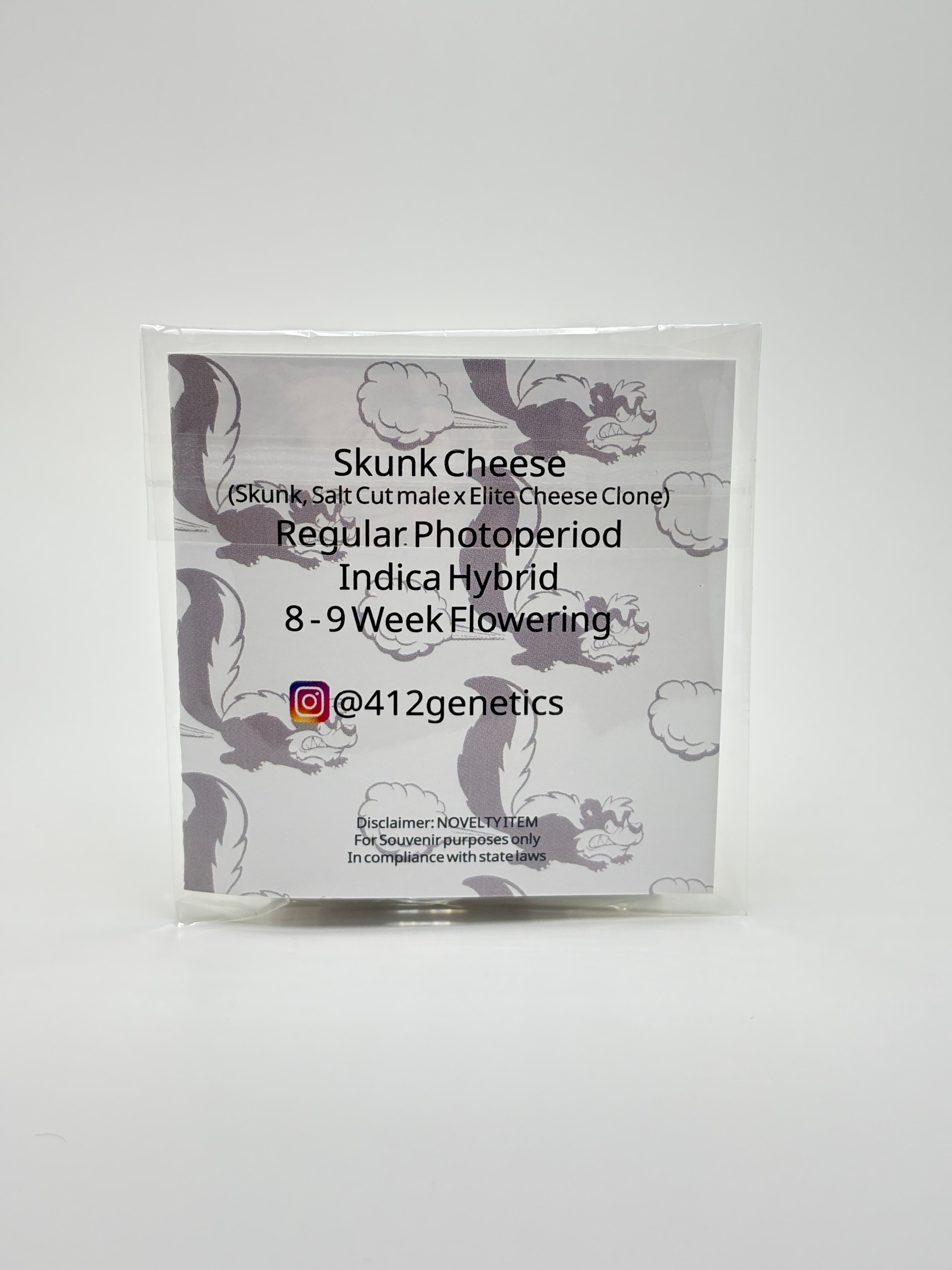 Skunk Cheese by 412 Genetics - Photoperiod - 10 reg seeds