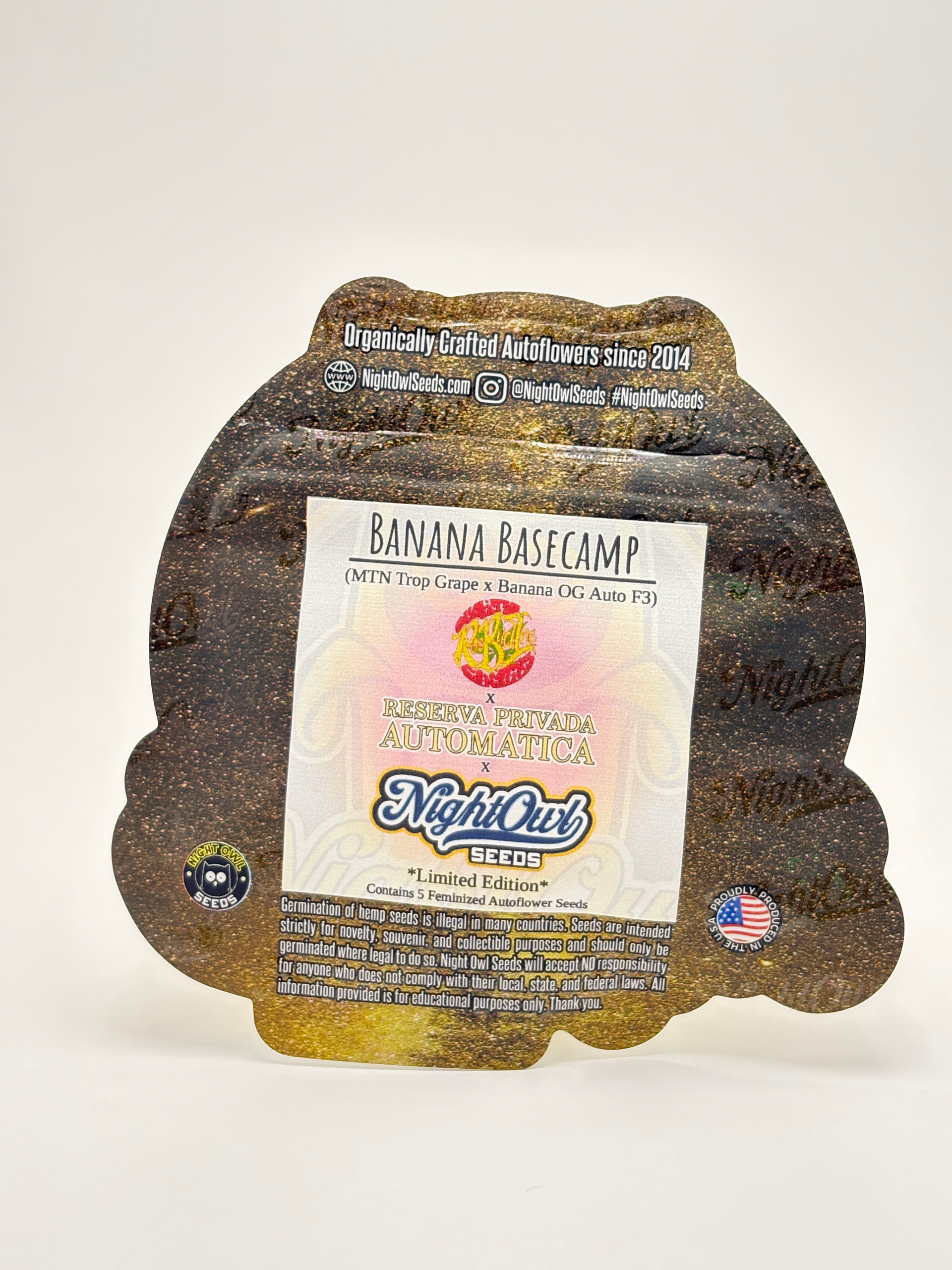 Banana Basecamp by Night Owl Seeds - Autoflower - 5 fem seeds
