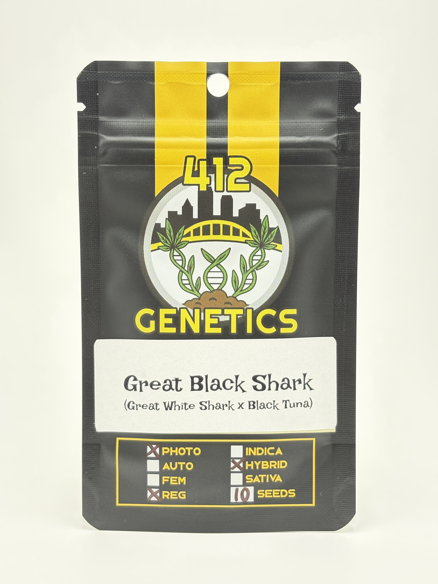 IMG_5865 Great Black Shark by 412 Genetics - Photoperiod - 10 reg seeds