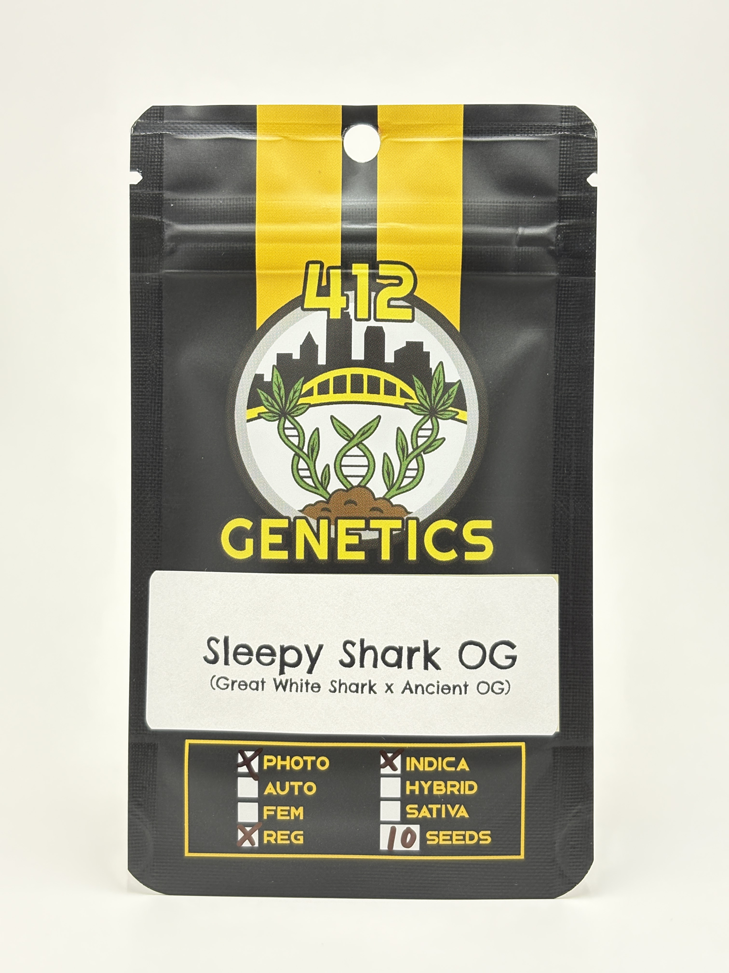 IMG_5866 Sleepy Shark OG by 412 Genetics - Photoperiod - 10 reg seeds