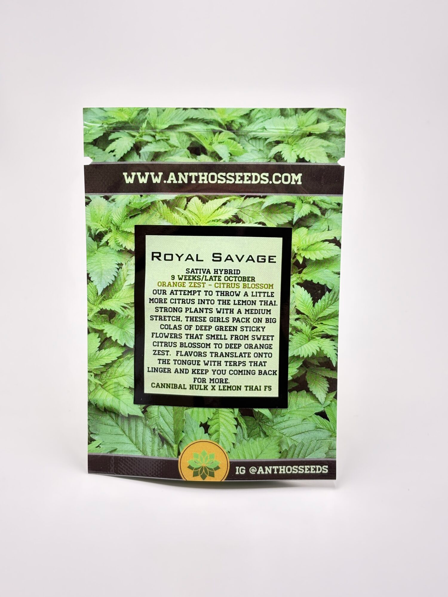 Royal Savage by Anthos Seeds - Photoperiod - 6 fem seeds