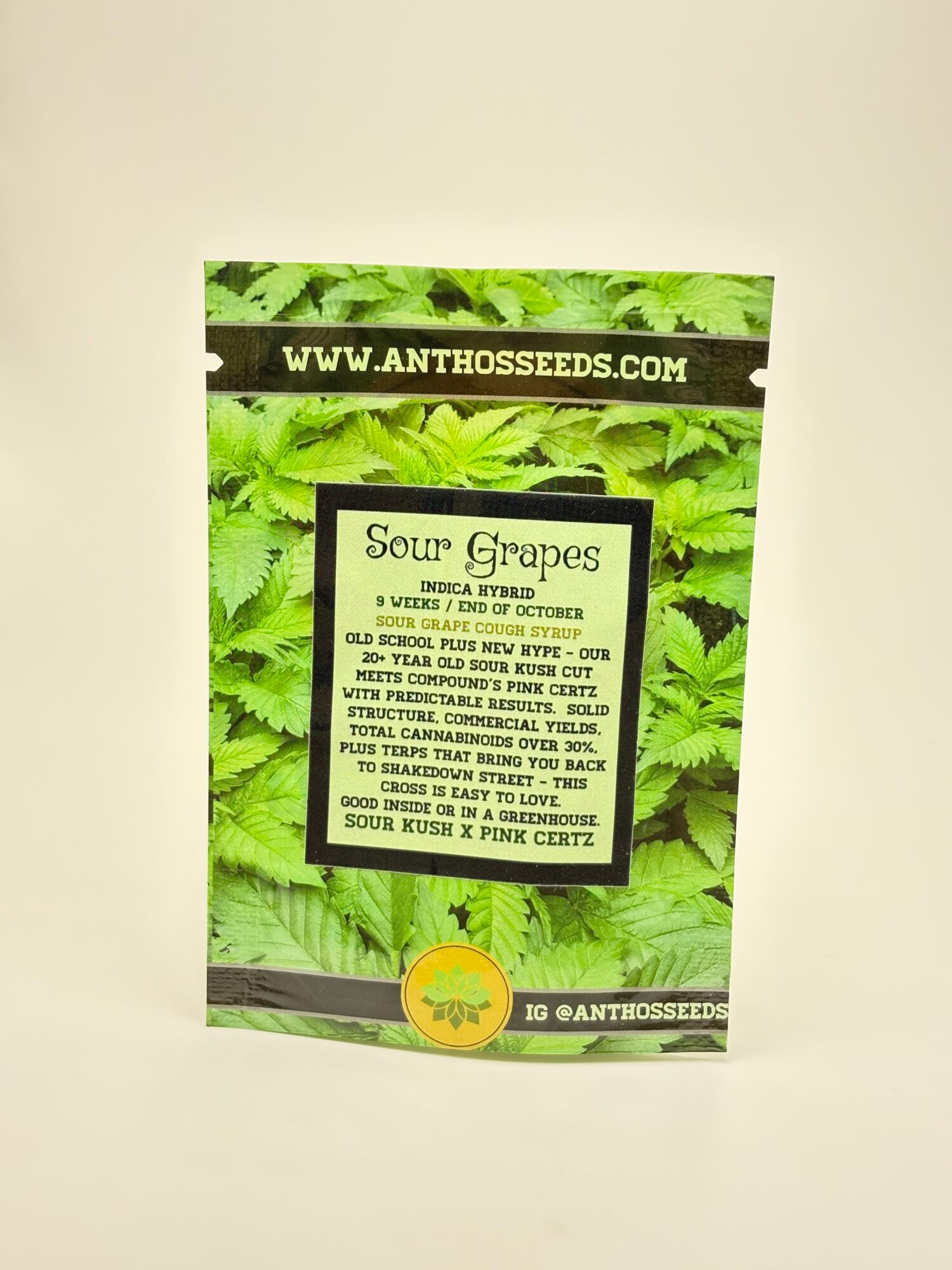 Sour Grapes by Anthos Seeds - Photoperiod - 6 fem seeds